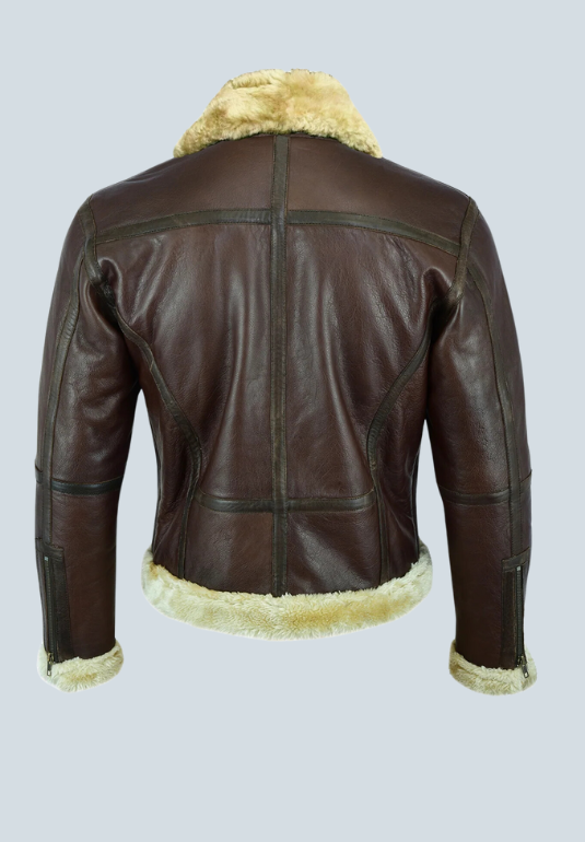 Elvis Presley  Brown Aviator Bomber Leather Jacket